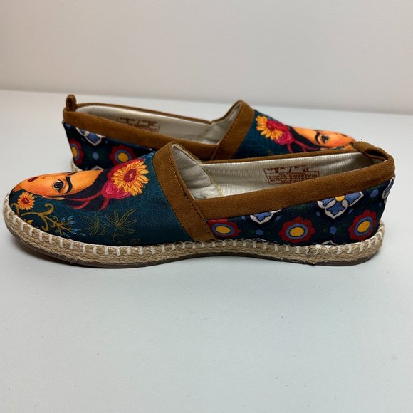 Chula Mexican colorful Espadrilles Flats size 8 - Picture 8 of 10